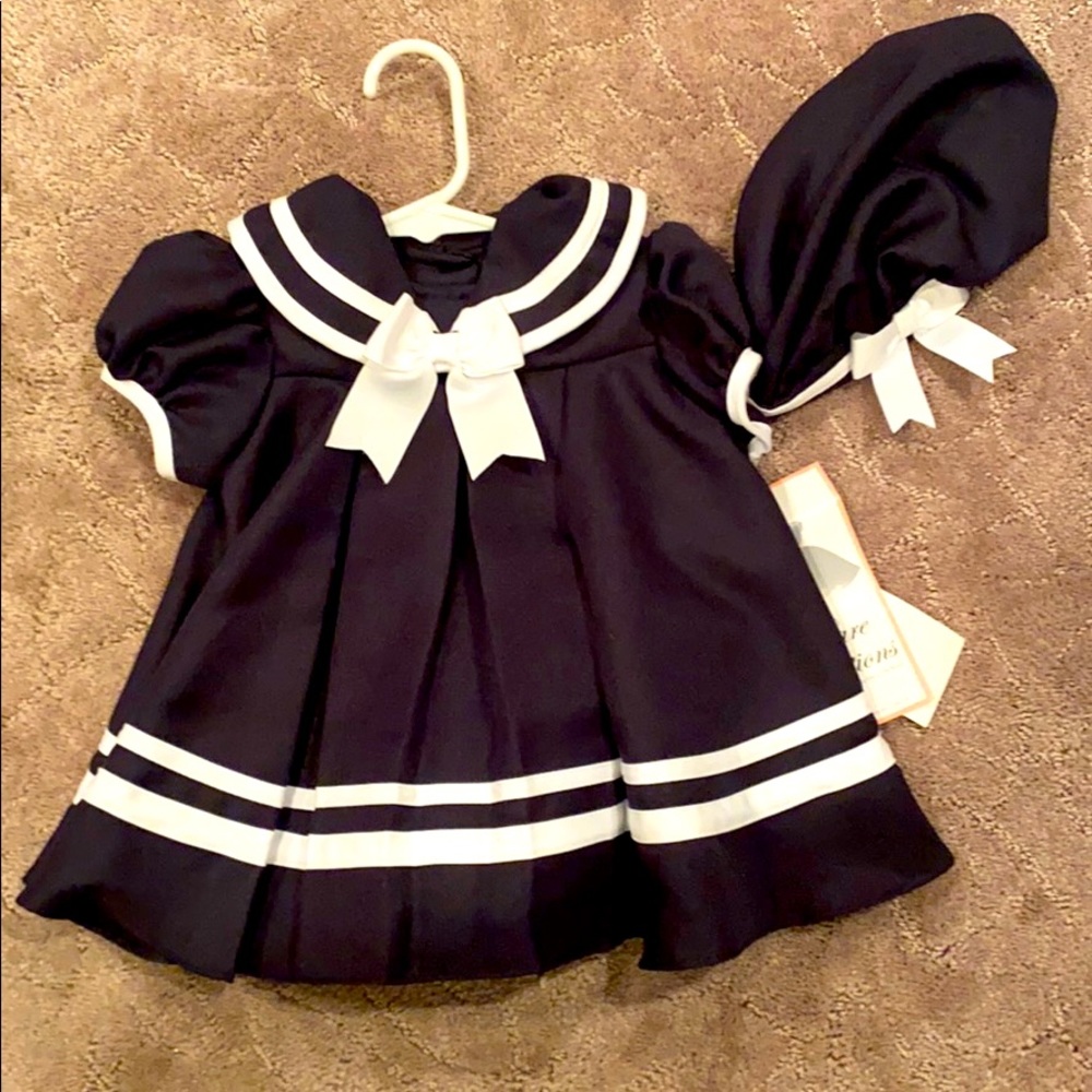 Infant navy sailor dress